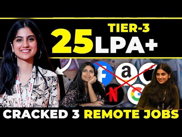 How to get into Remote Jobs in 2024 | Tier 3 special | High Paying Jobs in 2024