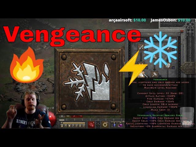 D2R Skills & Abilities - Vengeance (Paladin Combat Skills)