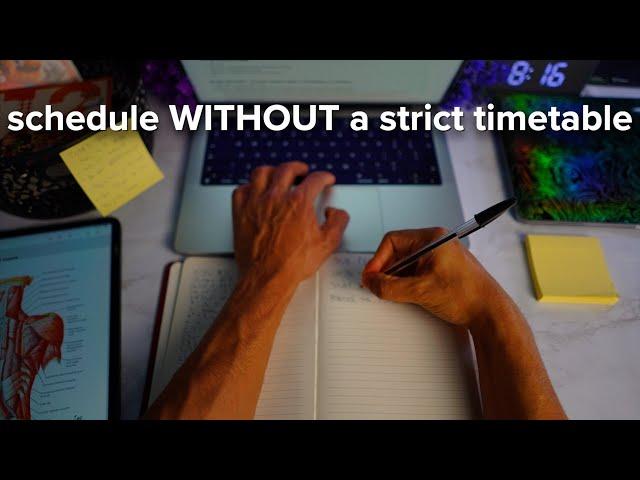 4 Levels of Scheduling Every Student MUST Know (from a Med Student)