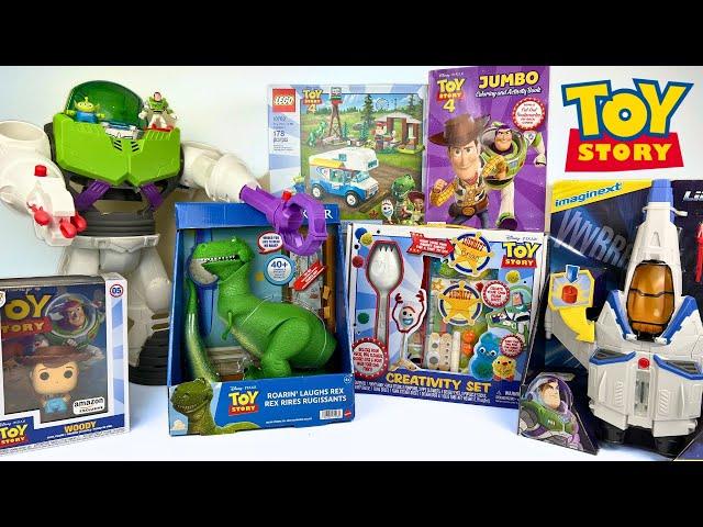 Pixar Toy Story Collection Unboxing Review | Talking & Walking Rex | Buzz Lightyear Robot Playset