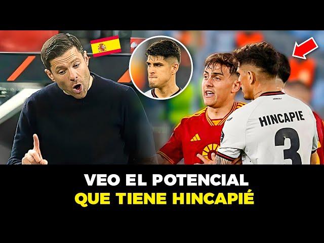 XABI ALONSO ELOGIA a PIERO HINCAPIÉ tras BESTIAL partido contra la ROMA!