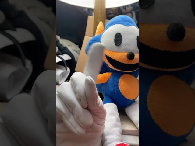 Rewrite Sonic Plush Finger Wag