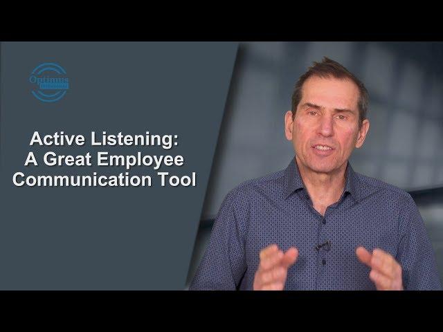 Employee Communication using Active Listening