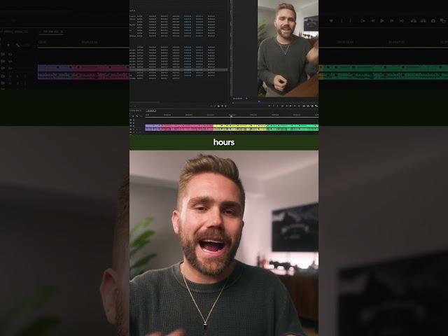 Save Time With the Power of Text-Based Edits @thechrishau #TextBasedEditing #copypaste #PremierePro