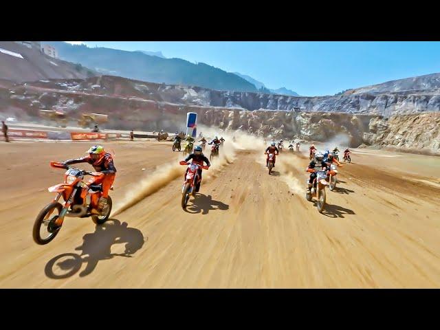 FPV Drone Madness: Insane Red Bull Erzbergrodeo Mass Start from the Sky!