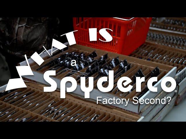 What is a Spyderco Factory Second?