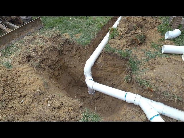 Correcting two previous drainage systems