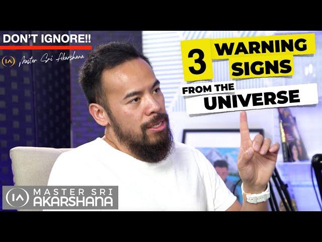 3 Warning Signs From The Divine | Universe is Always Speaking to You [DO NOT IGNORE!!]