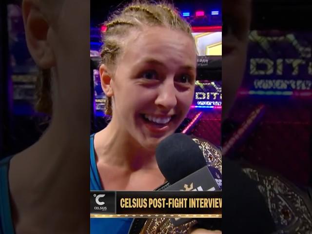 ️ "A model just beat your ass... so SHUT UP!"  Dakota Ditcheva post-fight interview