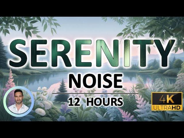 Serenity Sleep Noise | Physical & Emotional Healing Tones | Pain Relief | 12 Hours | BLACK SCREEN