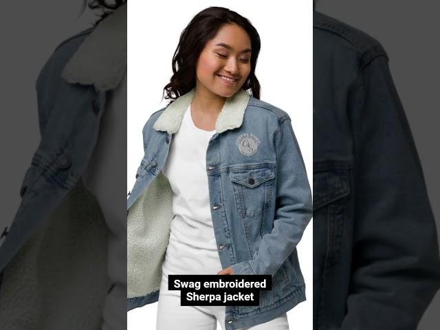 Gospel Swag Embroidered Denim Jacket #apparel #fashion #godcanonlydousgood