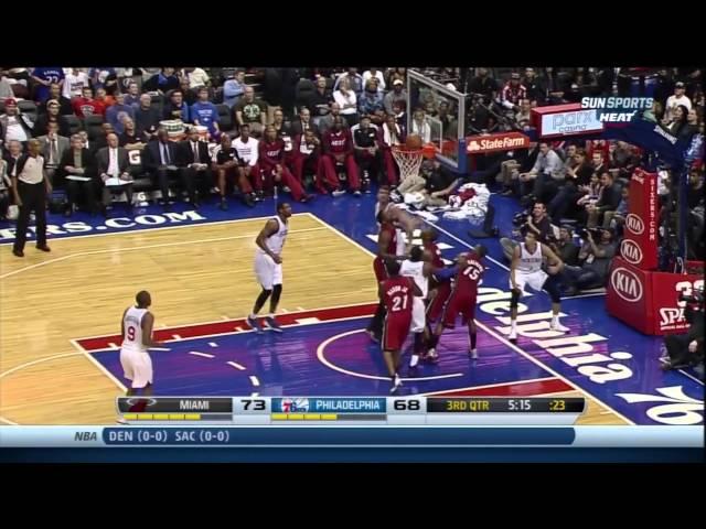 Michael Carter Williams Near Quadruple Double vs LeBron And The Heat