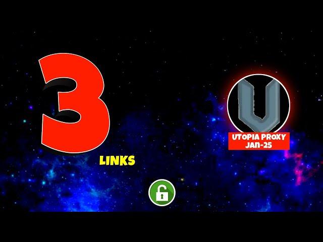 3 New Utopia Proxy Links | Unblocked Websites for School Chromebook 2025