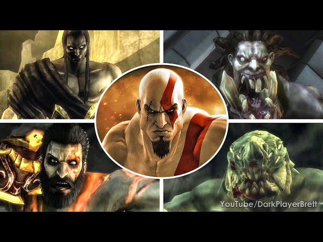 GOD OF WAR Ghost of Sparta Remastered - All Bosses (With Cutscenes) [2K 60FPS] PS3