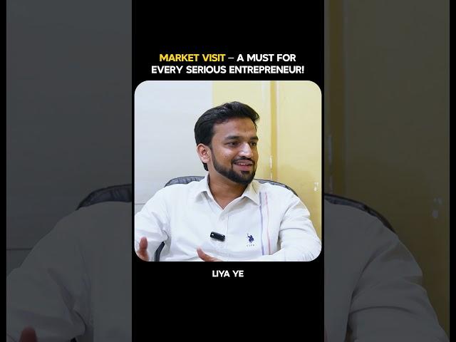 ️ Why Every Entrepreneur Must Do Market Visits! #shorts