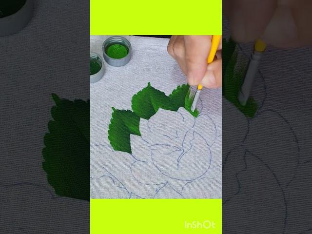 How to paint leaves easily