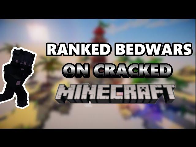 RANKED BEDWARS on a CRACKED Minecraft server