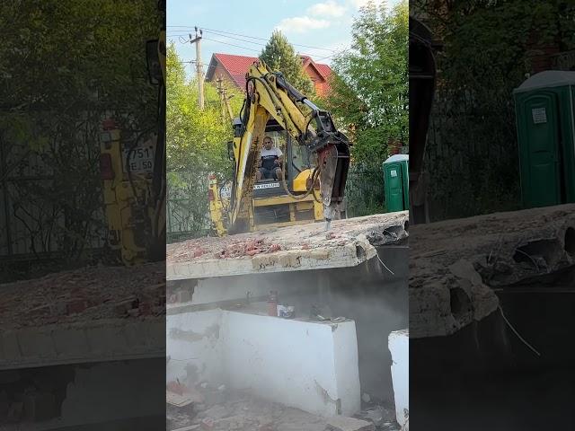 Демонтаж фундамента ОптиДемонтаж #демонтаж #снос #демонтаждома #демонтажфундамента