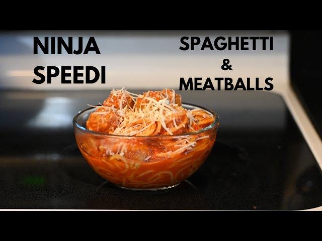 Ninja Speedi Spaghetti and MeatBalls - So Easy!