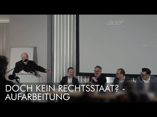 Tom Lausen, Dr. Gunter Frank, RA Jürgen Müller, RA Chris Moser, Dr. Josef Hingerl| Podiumsdiskussion