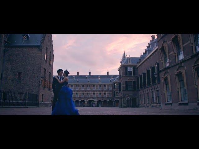 Cinematic pre-wedding teaser shot in Venice, Paris and the Netherlands