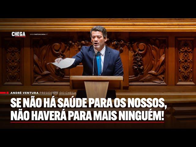 "Se não há saúde para os nossos, não haverá para mais ninguém"