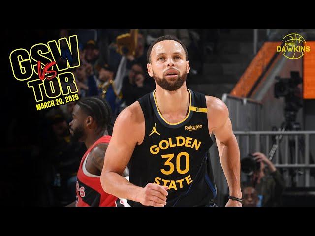 Golden State Warriors Full Game Highlights vs Raptors | March 20, 2025 | FreeDawkins