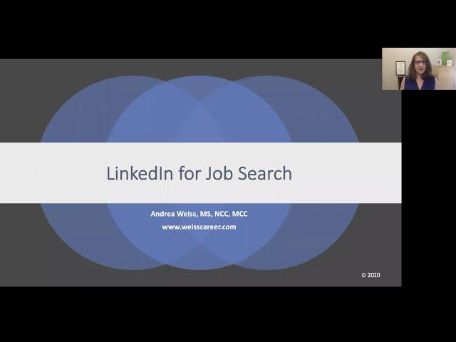 LinkedIn for Job Search