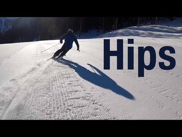 Teaching hips for high performance skiing