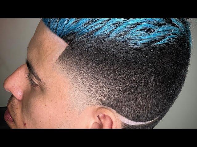 Taper Fade cabello corto más textura