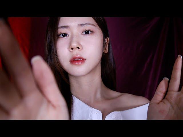 ASMR.sub Touching Your Face To Help You Fall Asleep&Gentle Ear Whispers