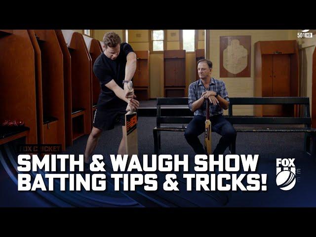 Smith & Waugh teach batting masterclass & chat career highlights  | Fox Cricket