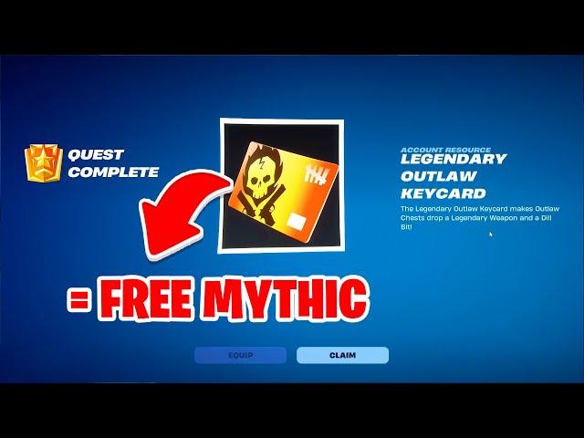 What Does The Legendary Outlaw Keycard Do in Fortnite