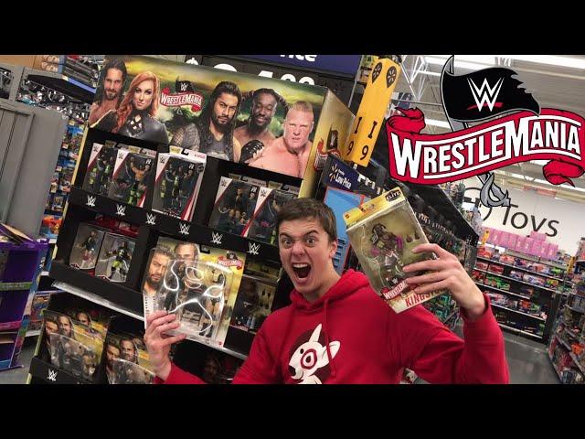 WWE Walmart TOY HUNT! + Wrestlemaina 36 DISPLAY