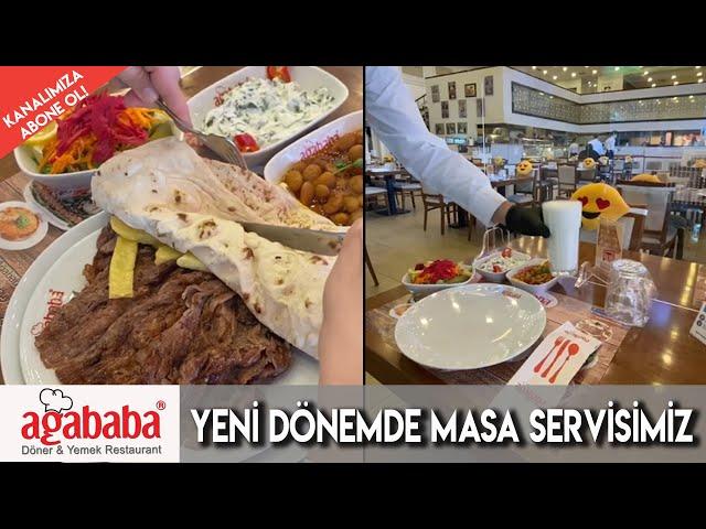 Masalarınıza Özenle Yaptığımız Servisimizi Merak Edenler İzlesin!! / Ağababa Döner