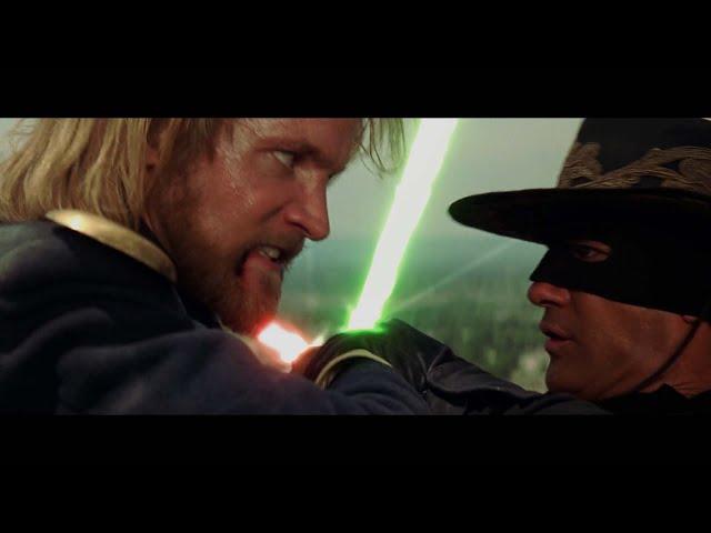 The Mask Of Zorro End Fight With Lightsabers