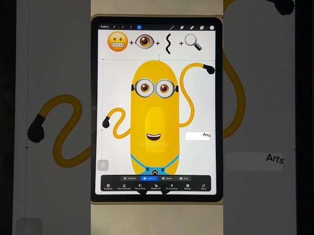 Do u know this mega minion? #emojimix #emojiart #despicableme4 #art#emoji#digitalart#minions