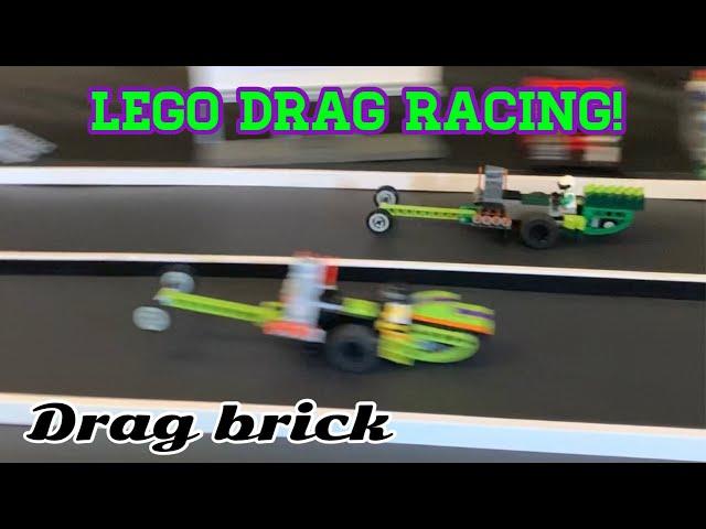 Drag Brick Trailer - SUPER AWESOME RACING! moc LEGO Dragster Boat Bike Race Series