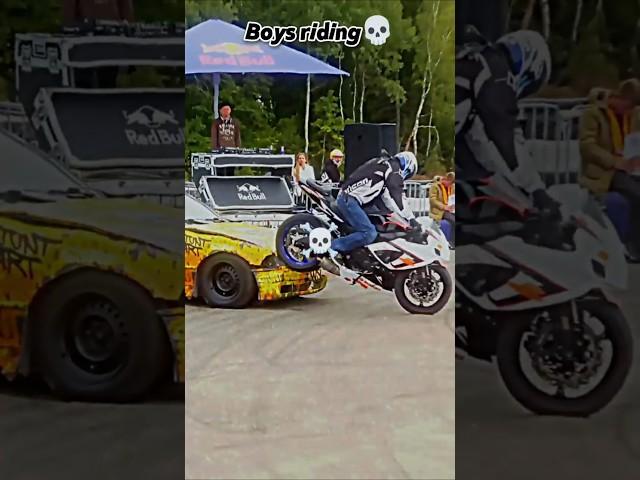 Girls vs boys bike riding...#rider #riding #bike #biker #stunt #status #ytshorts