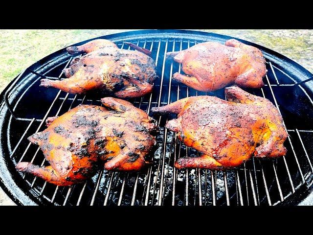 Simple Smoked Cornish Hens
