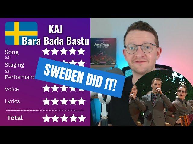 RATING KAJ - Bara Bada Bastu - SWEDEN EUROVISION 2025