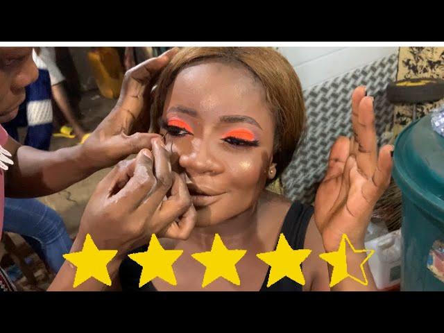 I Went To The Ghetto In Benin City Nigeria To Do My Makeup...Worst Reviewed Makeup Artist 