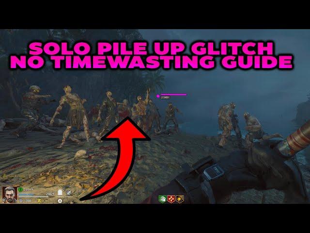 Completely SOLO Pile Up Glitch! BO6 Zombies Easy Camos & XP!