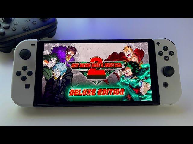 MY HERO ONE'S JUSTICE 2 - Review | Switch OLED handheld gameplay