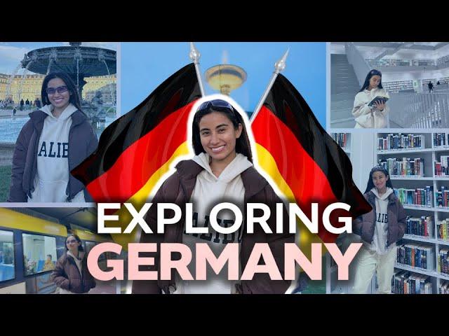  Exploring Germany | Schlossplatz  Fountain and Stadtbibliothek | SOFY SEFARADY