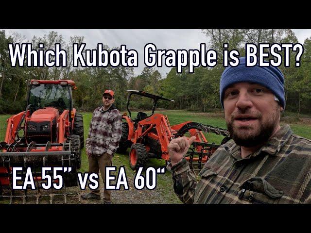 Kubota Grapple Showdown! - EA Wicked Root Grapple Comparison and Review - Uncle Charlies Cabin