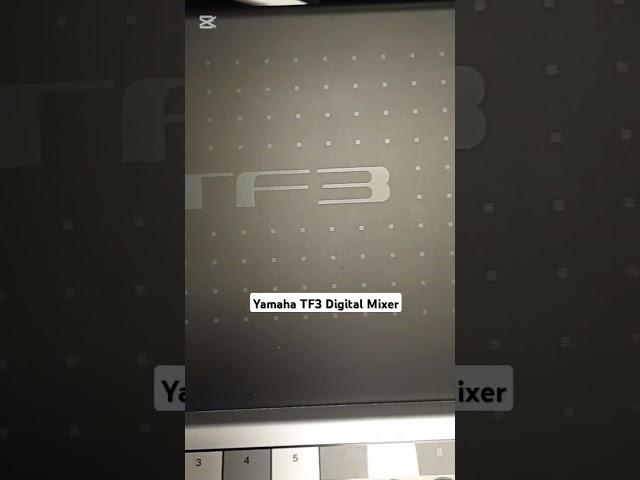 Yamaha TF3 Digital Mixer  #yamaha #tf3 #shorts #miusic #mixer
