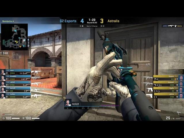 CS:GO POV Demo G2 kennyS (32/18) vs Astralis (de_inferno)