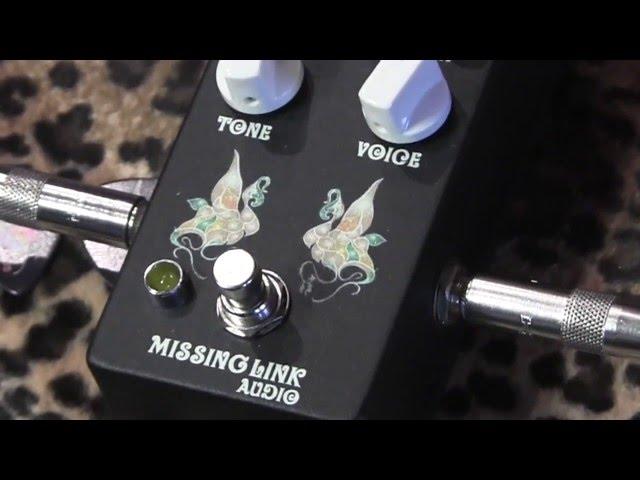 Missing Link Audio PEACOCK OVERDRIVE demo with Les Paul R9 Historic