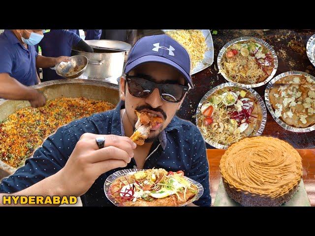 HYDERABAD STREET FOOD TOUR - Dulhan Paratha, Bombay Bakery Cake & Makhni Handi In Sindh Pakistan